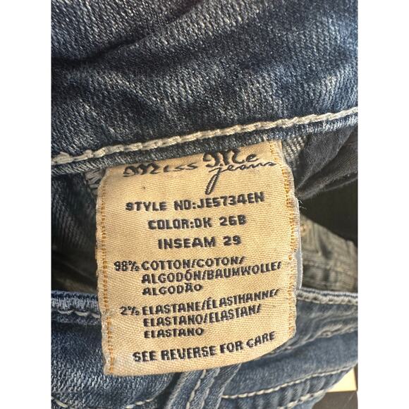 Miss Me Rhinslestone Easy boot size 24 women’s Jean western - Picture 4 of 10